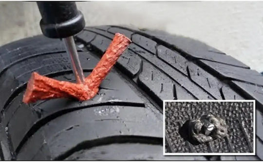 Κιτ Επισκευής Ελαστικών Tubeless 8 Τεμαχίων Άμεση Διόρθωση Χωρίς Ρεζέρβα