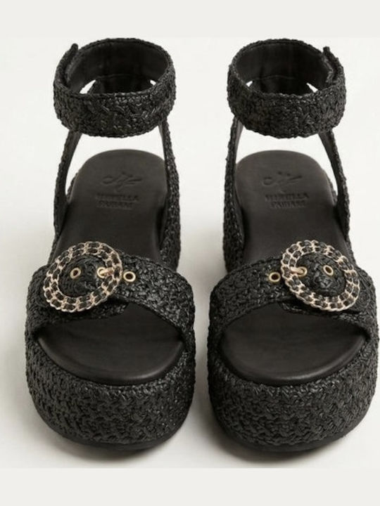 Дамски Сандали Flatforms Черни