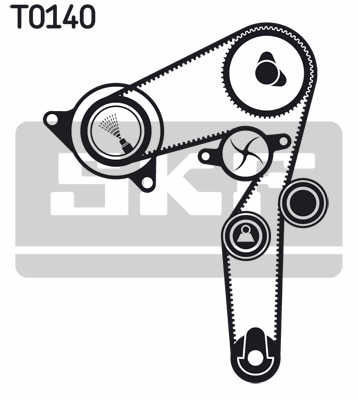 Skf Vkmc 02174 Water Pump Timing Belt Set