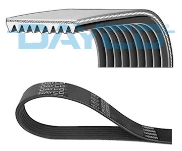 Dayco 9pk2870hd Ribbed Transmission Belt