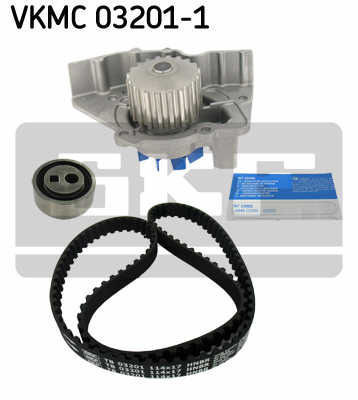 Set Curea Distribuție cu Pompă Apă Skf Vkmc 03201-1