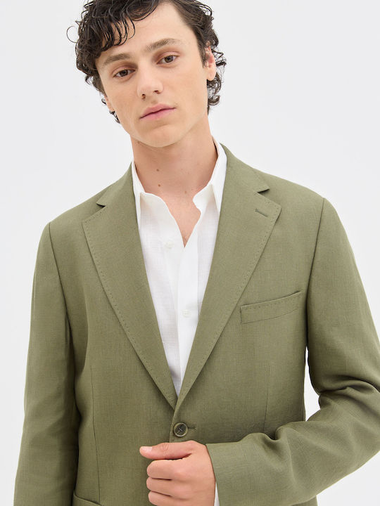 Summer Men's Khaki Suit