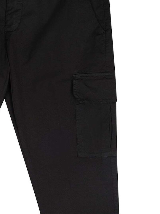 Cargo Trousers In Slim Fit Black