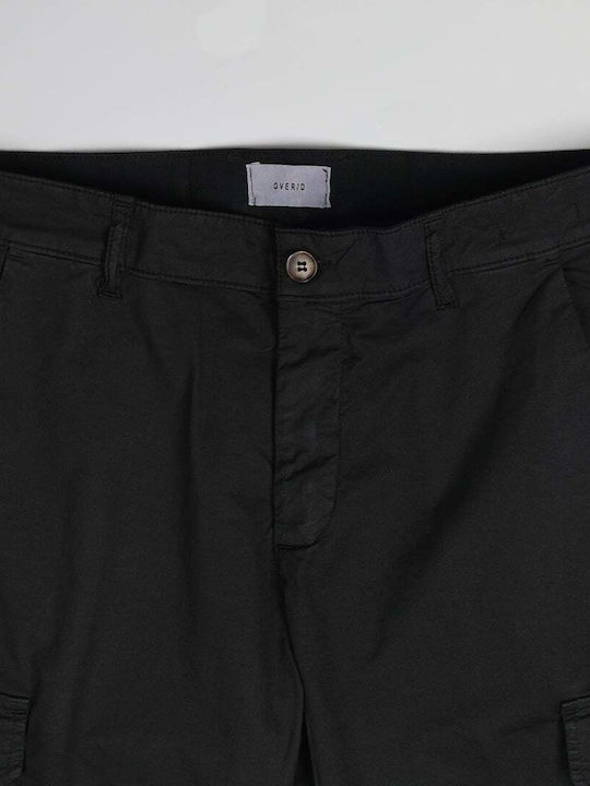Cargo Trousers In Slim Fit Black