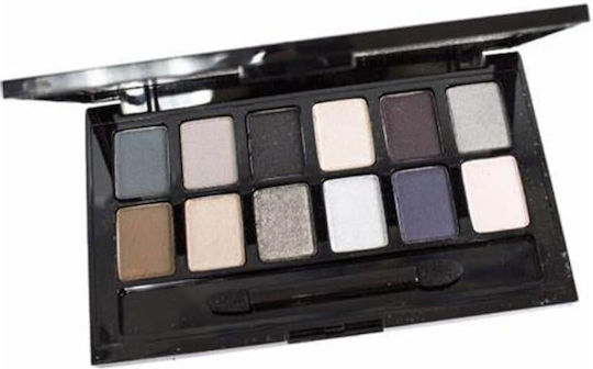 Maybelline Palette with Matte Eye Shadows in Pressed Powder Form The Smokes