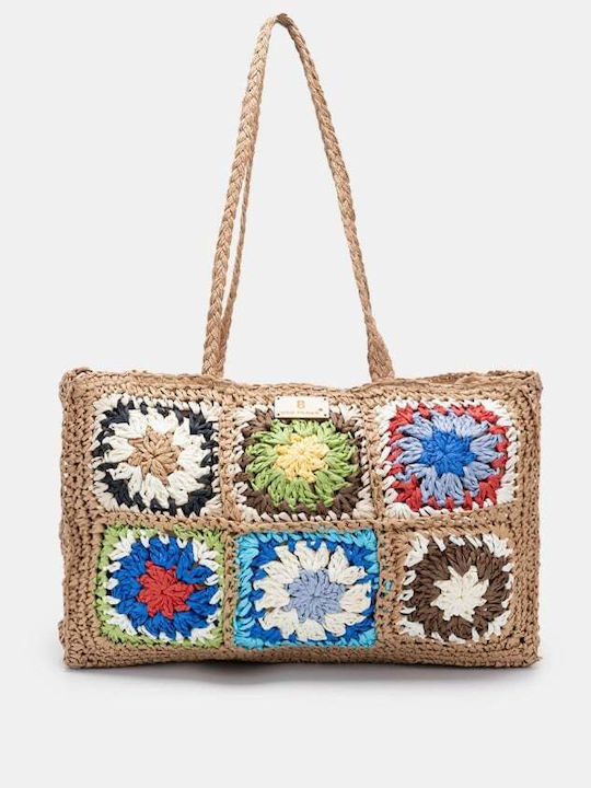 Decoro Korbweide Strandtasche Braun