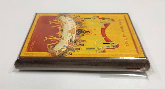 The Last Supper Icon Frame Category Paper Krn No 00 Dimension 6.5cm X 9.5cm Icon Wood Mdf S&k Byzantine Icons
