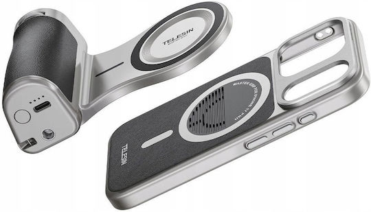 Telesin Powerbank Grip Holder Powerbank 3200mah Magsafe Remote Iphone 17 Pro Telesin Master P5-mcs-10-tip
