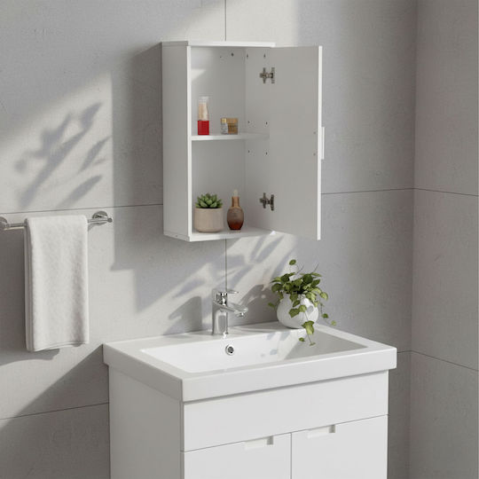 Relaxdays Dulap De Baie 62x30x21cm Alb