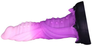 Galactic Cock Fantasy Liquid Silicone Dildo Suction Cup 20.5cm Multicolor