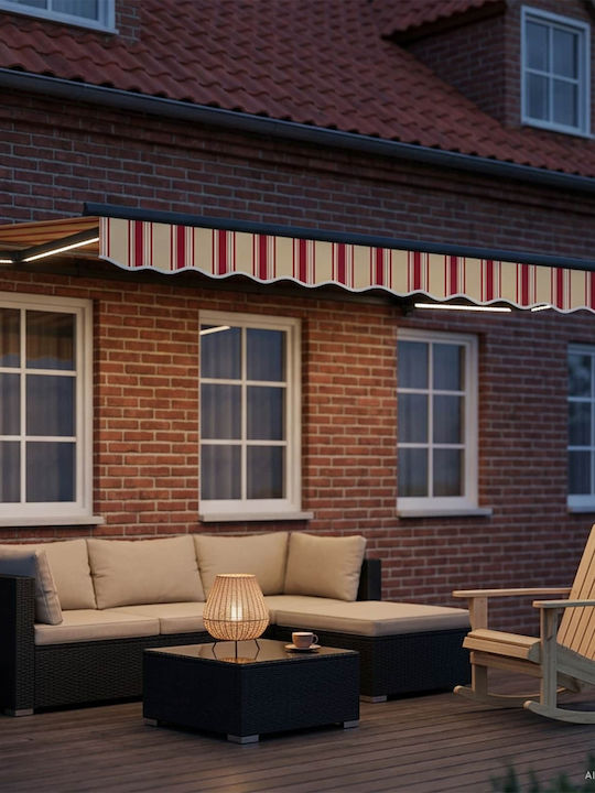 vidaXL Pavillon Terrasse Rosa 3x2.5m