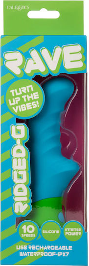 Calexotics Ridged-g Vibrator Δονητής G-Spot Μπλε