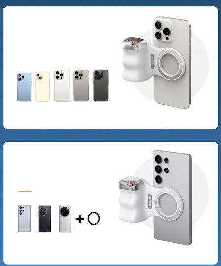 Grip Magnetic Magsafe Suport Cu Telecomandă Bluetooth Pentru Iphone P5-mp-001bk