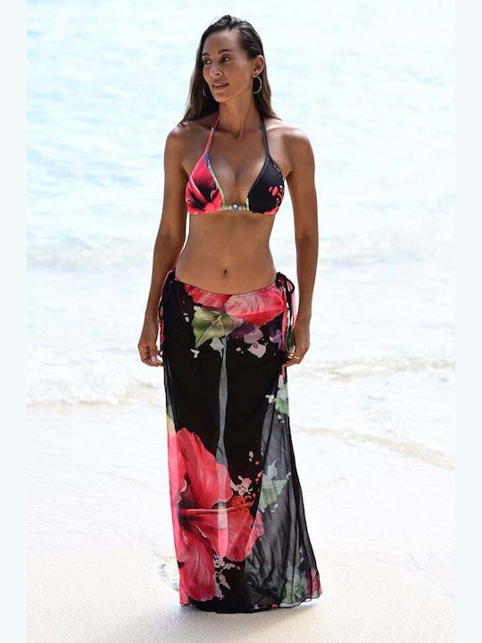 Set Bikini 3 Pieces Triangle & String Black