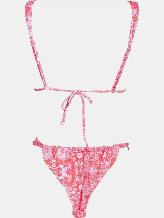 Set Bikini Τριγωνάκι Ροζ