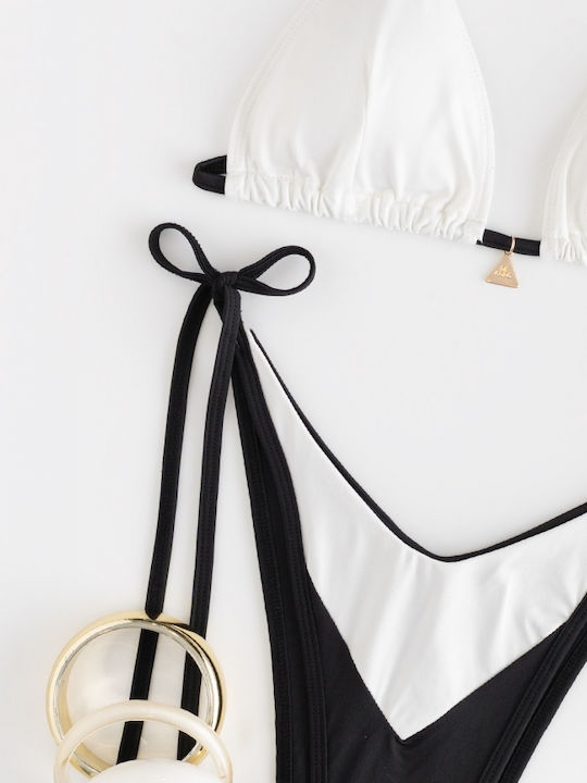 Set Bikini Dreieck Schwarz