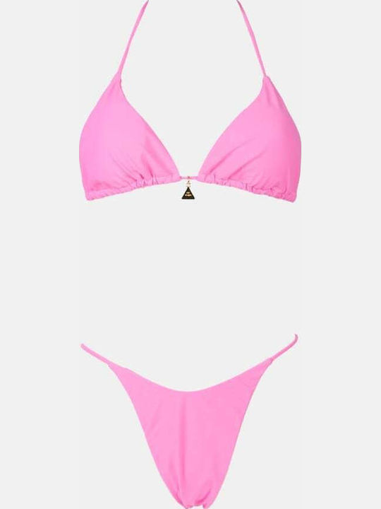 Set Bikini Dreieck Rosa