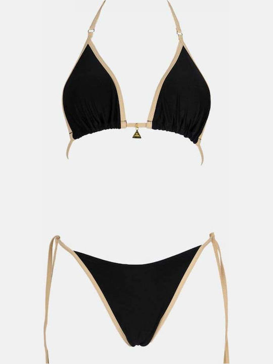 Set Bikini Τριγωνάκι Μαυρο