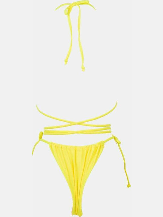 Set Bikini Dreieck & Brasilien Gelb