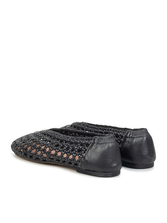 Damen Ballerinas Schwarz