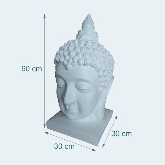Relaxdays Figurină Decorativă Buddha Din Polirosină 60x30x30cm