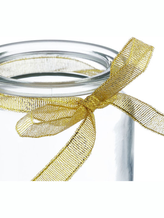 Relaxdays Set Suporturi Lumanări Din Sticlă În Culoare Transparentă 9.5x8cm 12 Bucăți
