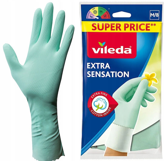 Vileda Завойка Ръкавици За Почистване Extra Sensation Medium