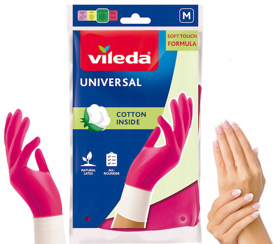 Vileda Ζεύγος Γαντιών Καθαριότητας Universal Medium