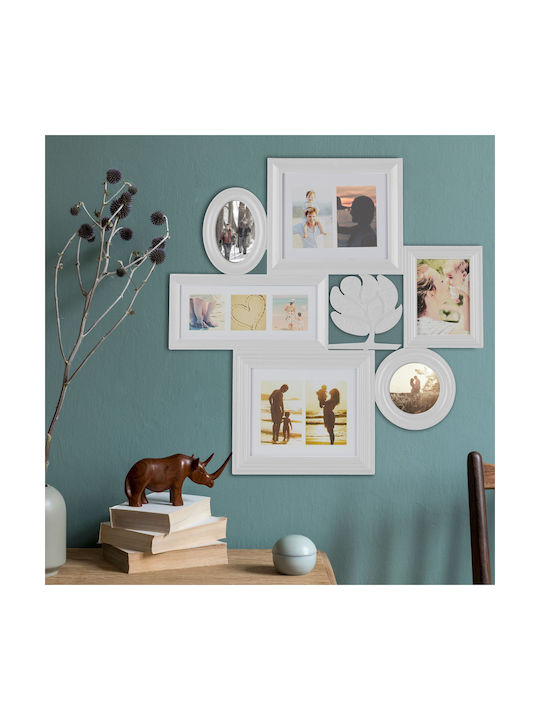Relaxdays Multi Wall-Mounted Picture Frame 10 Photos Plastic (Various Colors)
