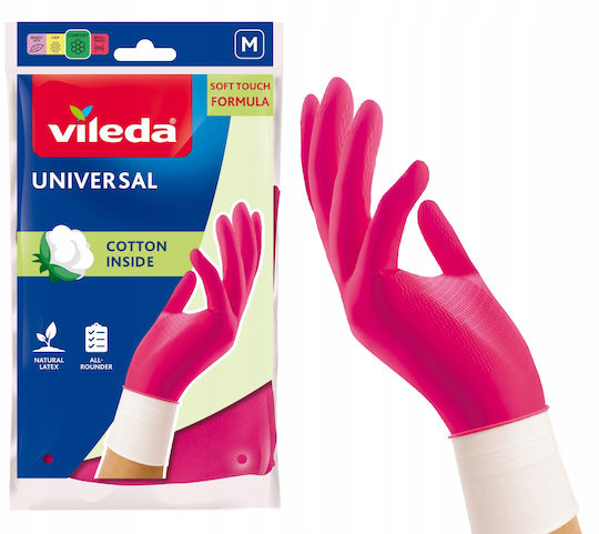 Vileda Ζεύγος Γαντιών Καθαριότητας Universal Medium