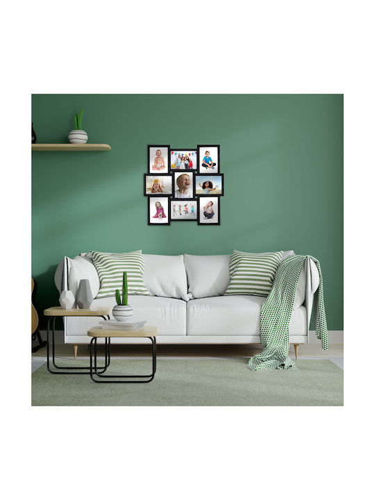 Relaxdays Мулти Стенен Монтаж 9 Позиции Пластмаса (Персонализирано)
