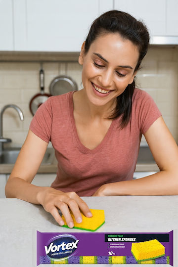 Vortex Kitchen Sponges 10 Pcs
