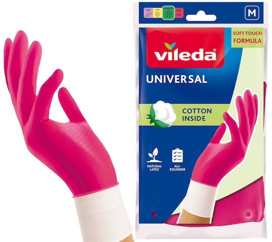 Vileda Ζεύγος Γαντιών Καθαριότητας Universal Medium