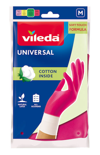 Vileda Ζεύγος Γαντιών Καθαριότητας Universal Medium
