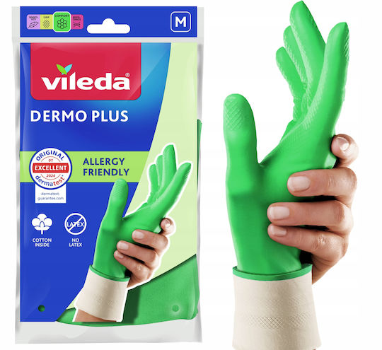 Vileda Vileda Ofenhandschuhe Dermo Plus Nitril Medium Grüne