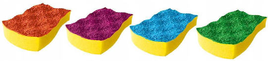 Vileda Pur Active Colors Sponge 4 Pcs