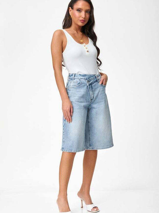 Women's Blue Bermudas