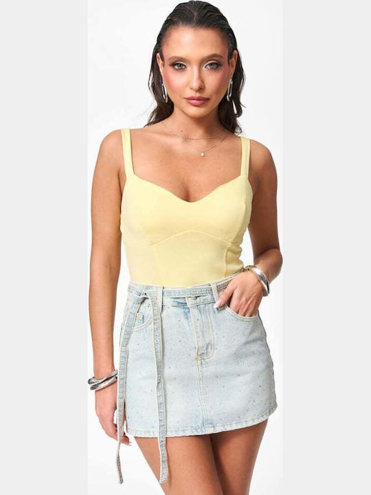 Women's Shorts Light Blue Open