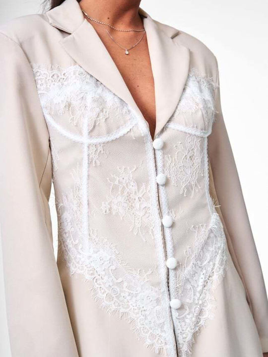 Women's Set with Beige Shorts