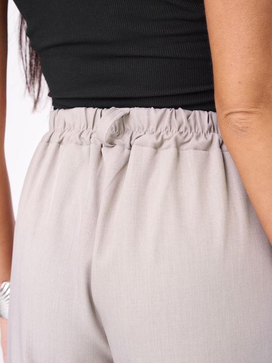 Women's Beige Dark Set with Trousers