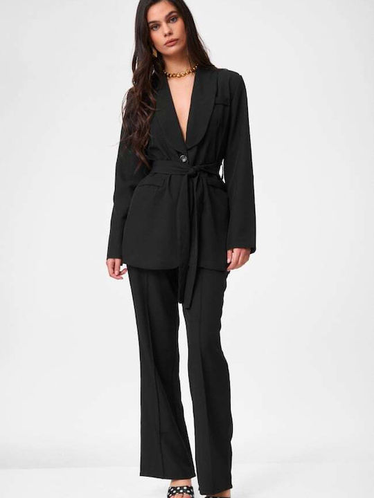 Women's Black Set with Trousers