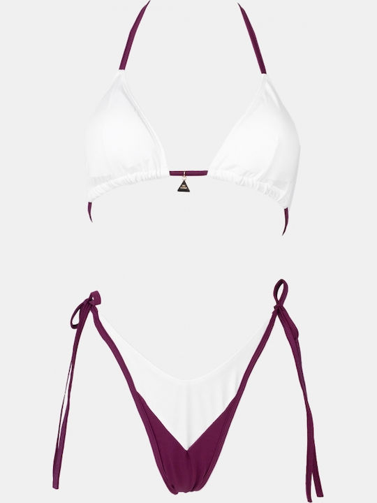 Set Bikini Triangle Burgundy