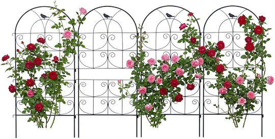 Trellis De Grădină 50x116cm Negru 10053229_305 Trellis De Grădină 50x116cm Negru 10053229_305