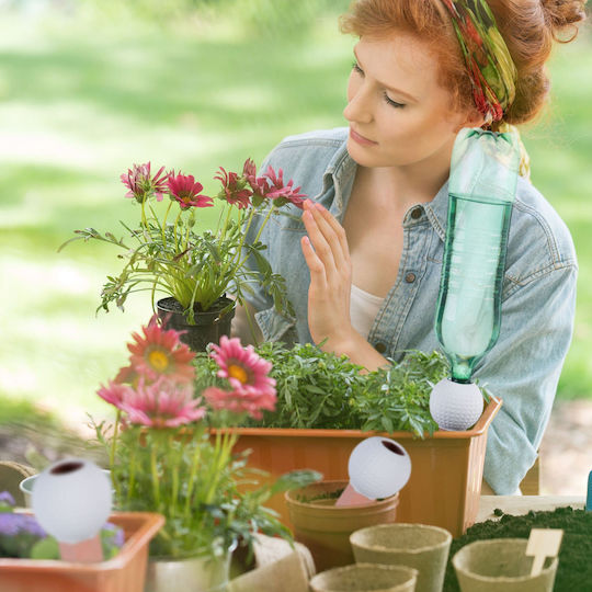 Relaxdays Set 4 Conuri De Lut Pentru Irigare Plante