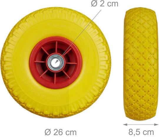 Relaxdays Roată Pentru Roți 260mm