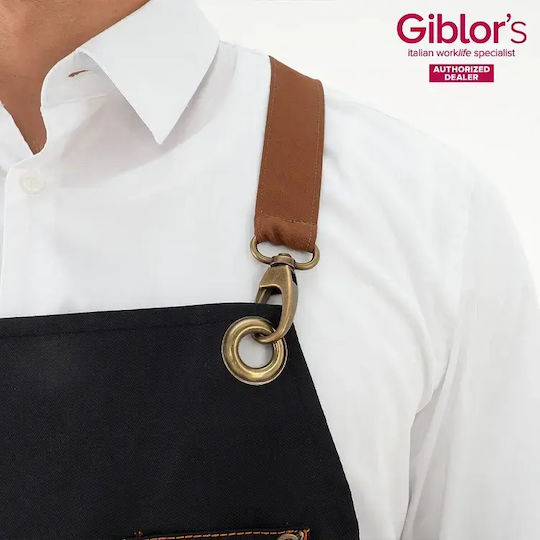 Giblor's Waiter Barista Bartender Waist Apron Khaki