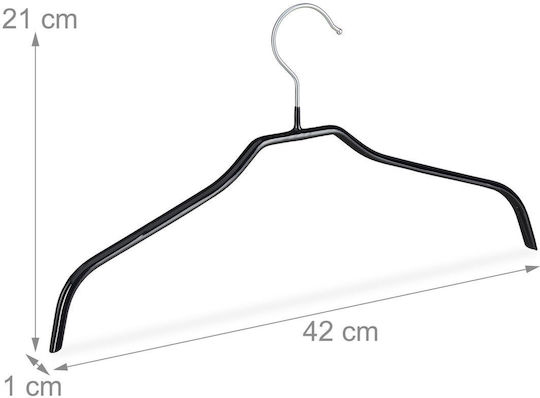 Relaxdays Metallic Black Clothes Hanger