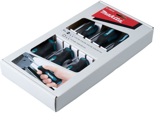 Makita Set 6 Șurubelnițe Magnetice