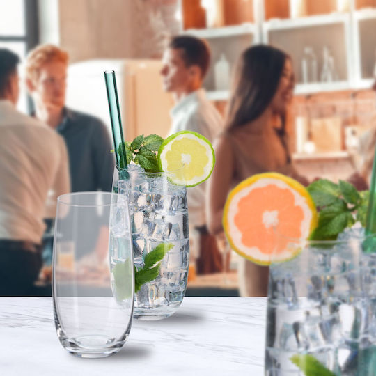 Relaxdays Set Pahare Cocteiluri Pentru Apă Din Cristal 520ml 12 Bucăți