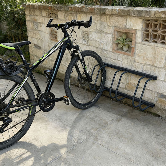 Relaxdays Bară De Parcare Pentru Biciclete Cu 6 Compartimente